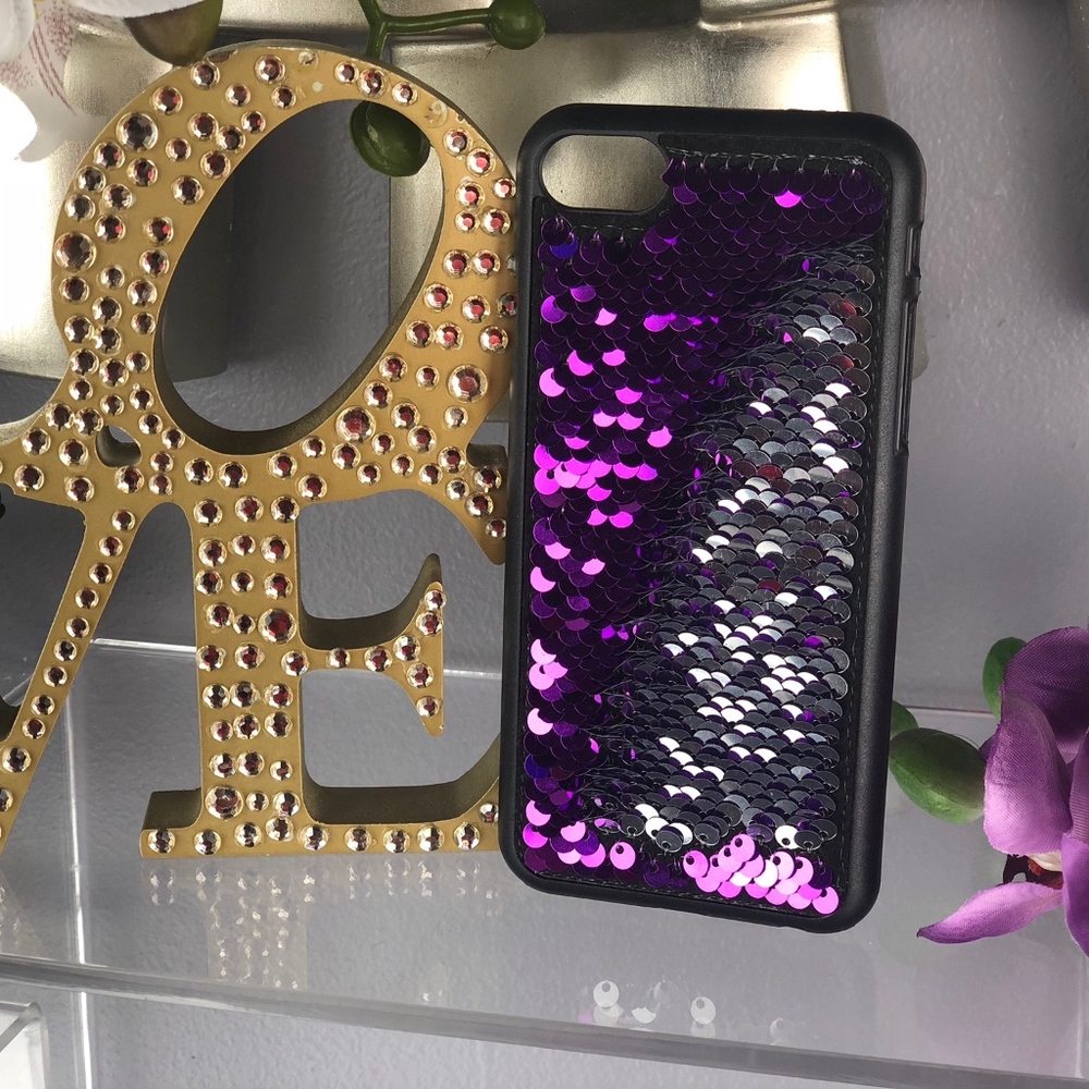 Bling Transition Sequin iPhone 7/8 Case - Picture 4 of 8